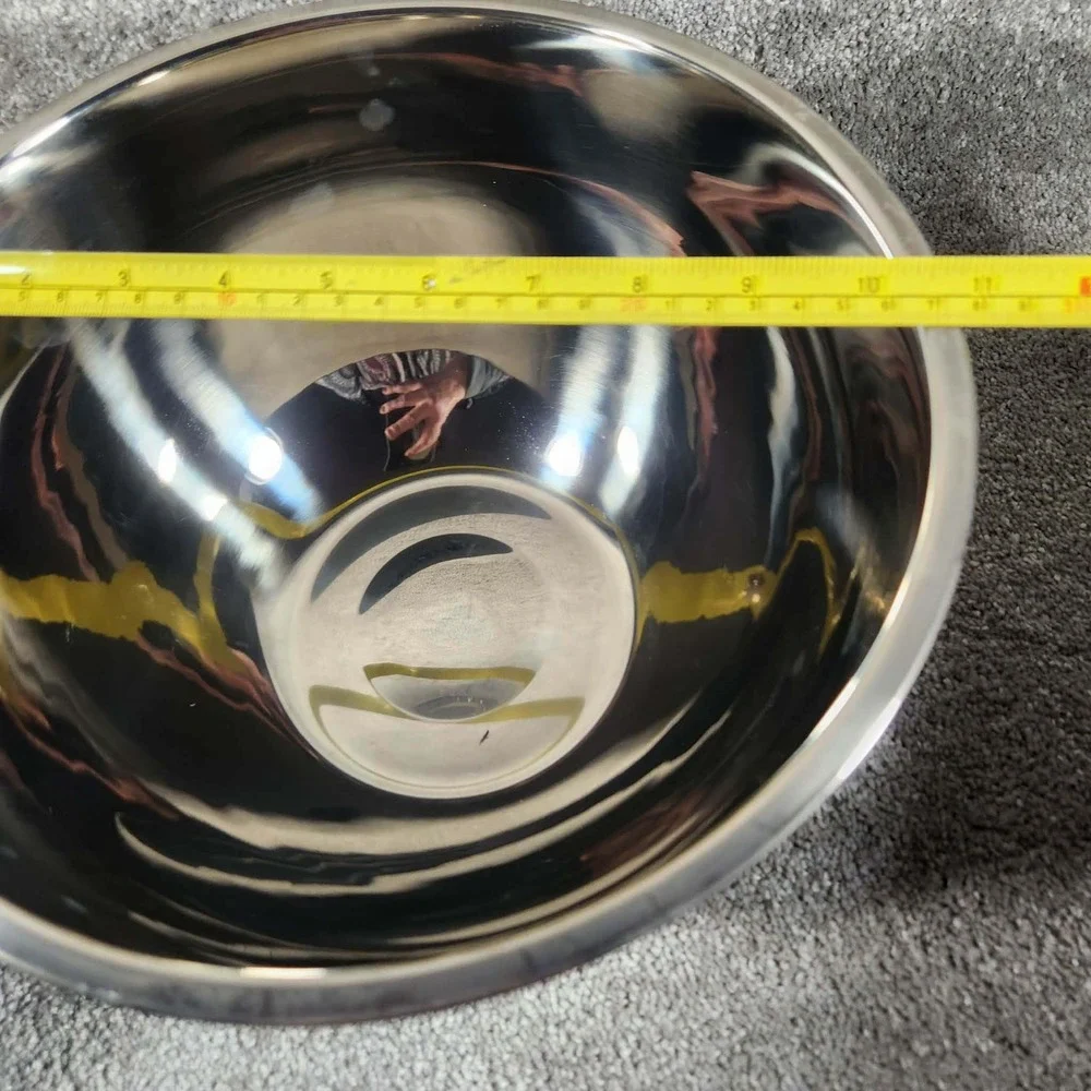Lidla Mixing Bowl Set Stainless Steel 5 Piece with Lids Kitchen Prep‎